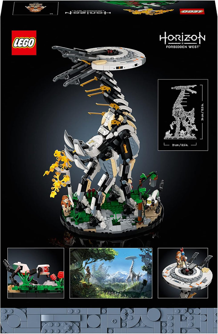 LEGO 76989 Horizon Forbidden West: Langhals Modellbausatz, Set für Erwachsene mit Aloy-Minifigur und