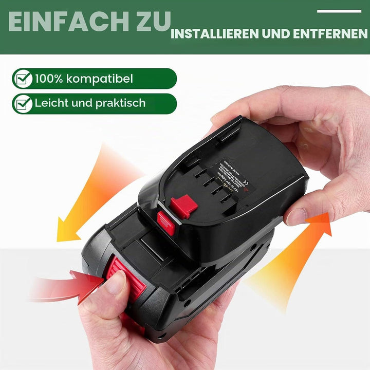 TPDL Adapter für Bosch Professional 18V System GBA Akku und für Bosch 18V PBA Grüne Elektrowerkzeuge