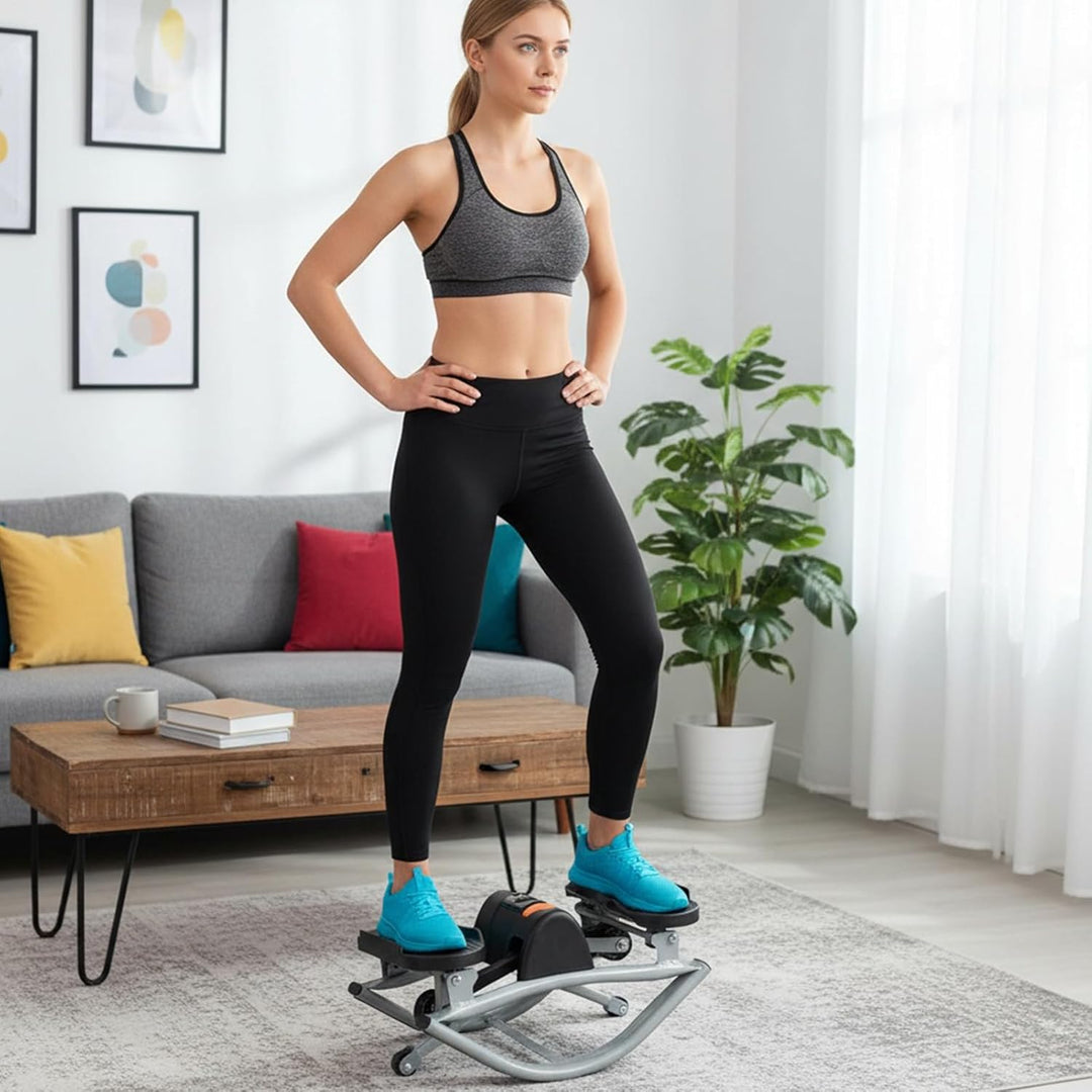 Rock Stepper Trainingsgerät | Trainingsgerät für Zuhause,Seitliches Wippen Fitness Stepper - Für Fra