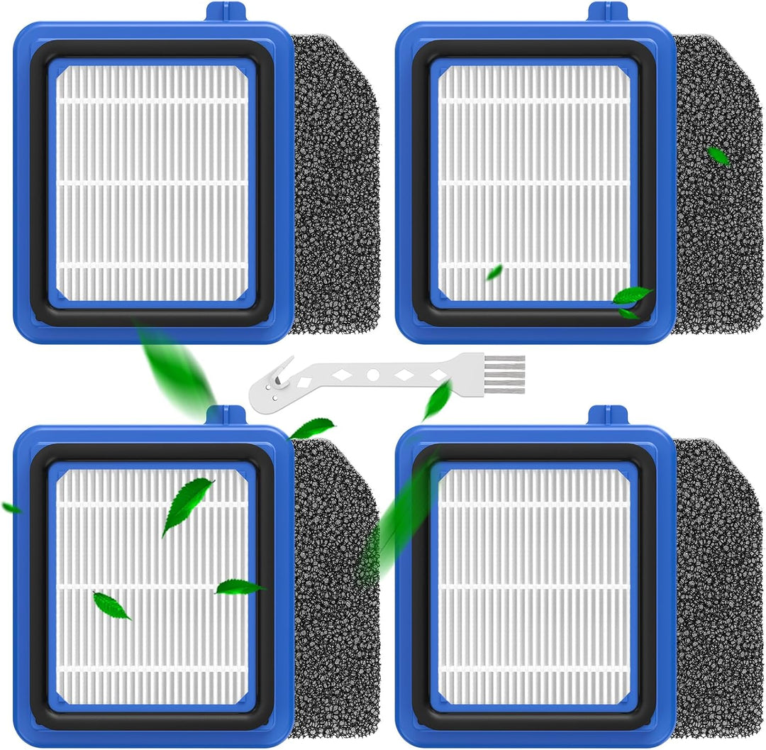 8 Stück QX7 Filter für AEG -Filter Zubehör Set für AEG QX6 QX7 QX8-2 ASKW1 Staubsauger Ersatzteile E