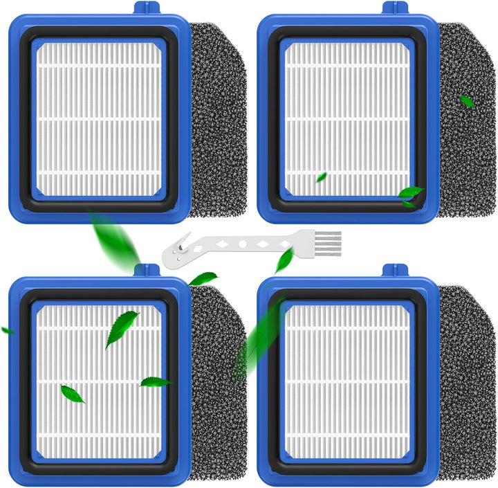 8 Stück QX7 Filter für AEG -Filter Zubehör Set für AEG QX6 QX7 QX8-2 ASKW1 Staubsauger Ersatzteile E
