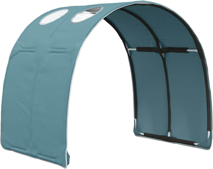 Bettunnel Himmelblau 2 Stück 211 x 67,5 x 2 cm Polyester, Zubehör für Doppelbett, Lattenrost, Bettha
