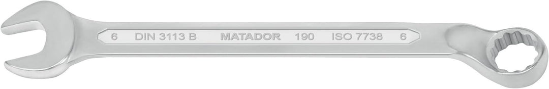 MATADOR Ringmaulschlüssel-Satz, 12-teilig gekröpft, 6-22 mm, 0190 9121