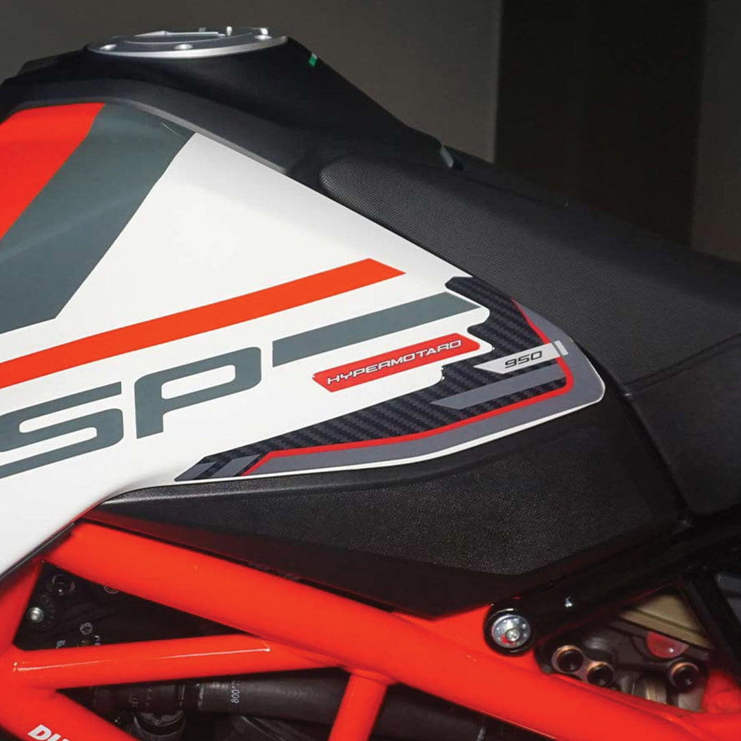 labelbike - 3D Aufkleber Dekorationen und Motorrad Tankschutz, kompatibel mit Ducati Hypermotard 950