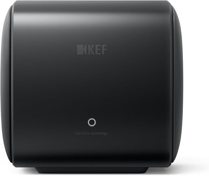 KEF KC62 Leistungsstarker Aktiver Subwoofer | Schwarz | 1000 Watt, Schwarz