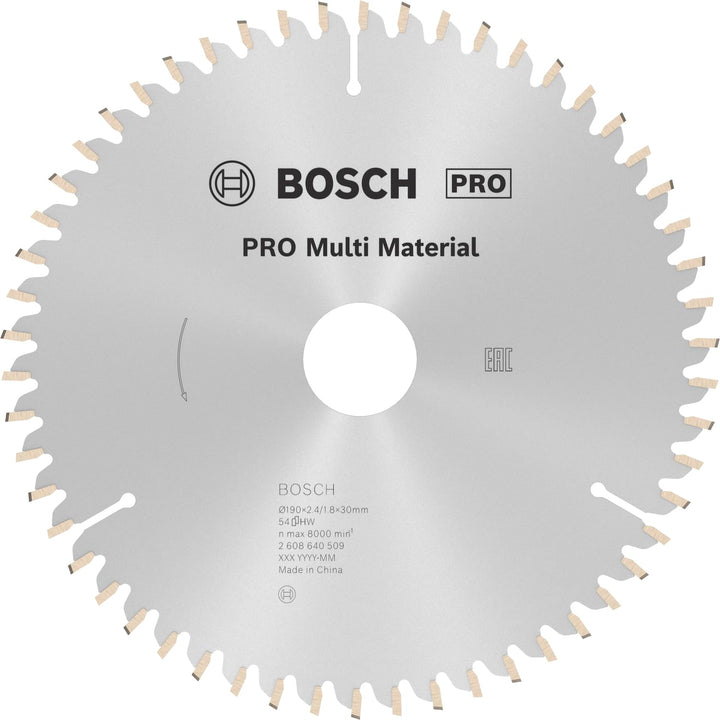Bosch Accessories Bosch Professional 1x Kreissägeblatt Multi Material (für Multimaterial, Sägeblatt