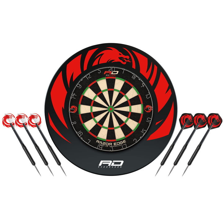 Red Dragon Razor Edge Professionelle Dartscheiben-Sets – Turnier-Standard-Qualität und langlebige Dr
