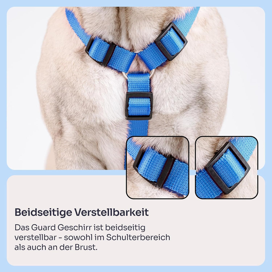 Chaba Guard Hundegeschirr Mittelgrosse Hunde Anti Zug & Würgen Geschirr Hund mit Kontrolle Classic S