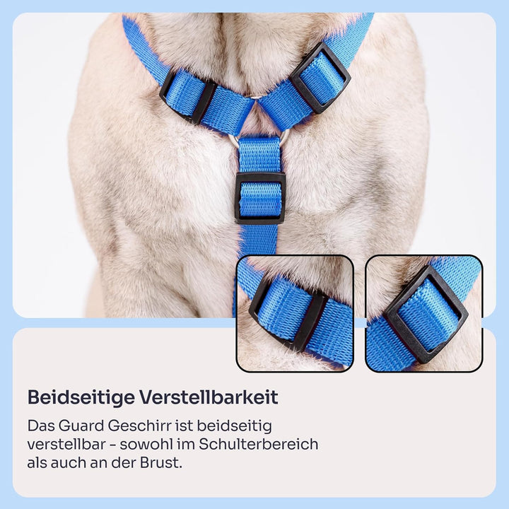 Chaba Guard Hundegeschirr Mittelgrosse Hunde Anti Zug & Würgen Geschirr Hund mit Kontrolle Classic S