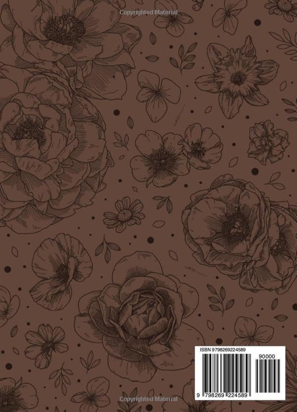 Petals & Plans: A Dotted and Dated Floral Journal, Taschenbuch