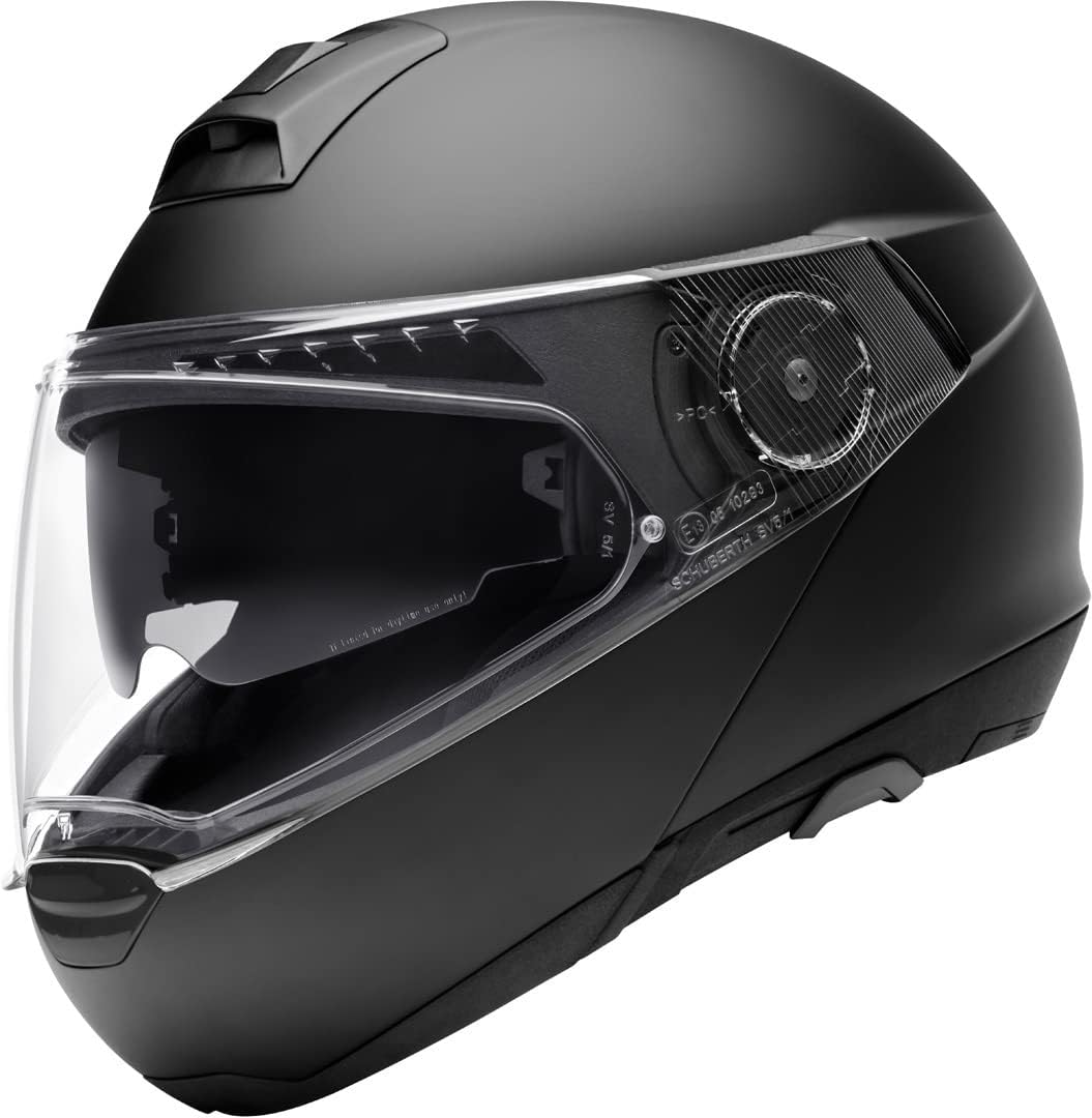 Schuberth 4546317360 C4 Pro Motorradhelm Unisex - Erwachsene, schwarz (matt schwarz), 55 (S), 1 Stüc