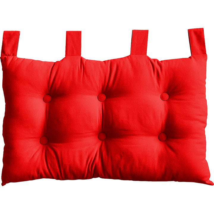 Enjoy Home Kopfteil Stoff 70 x 9 x 45 cm, rot, 9 X 45 CM, Rot