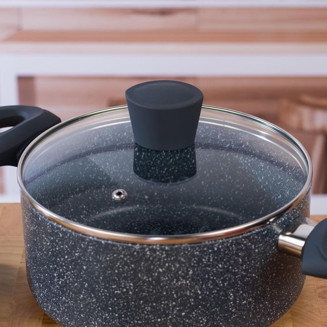 Russell Hobbs RH00848EU Nightfall Stone kochtopf, BPA-Frei, 2.5L Ungefähre Füllmenge antihaftbeschic