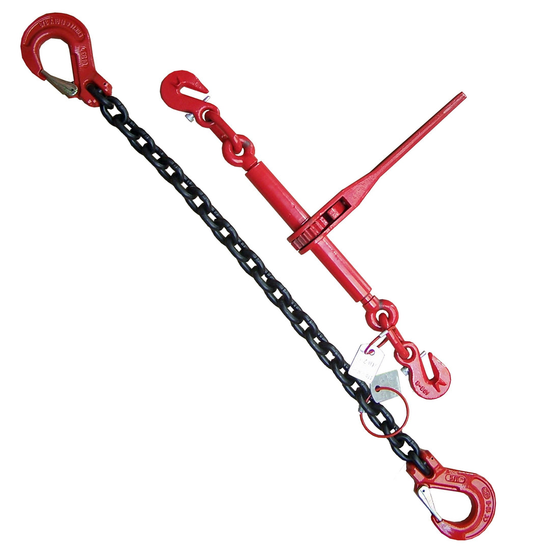 SHZ Zurrkette Spannkette Ratschenspanner 2-teilig zweiteilig 10mm 6300 daN 63kN 6300kg (ZK2-10) (2,0