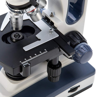 Swift SW350T Mikroskop Compound Trinokular, Research-Grade für Lab, 40X-2500X Vergrösserung, mit Wei