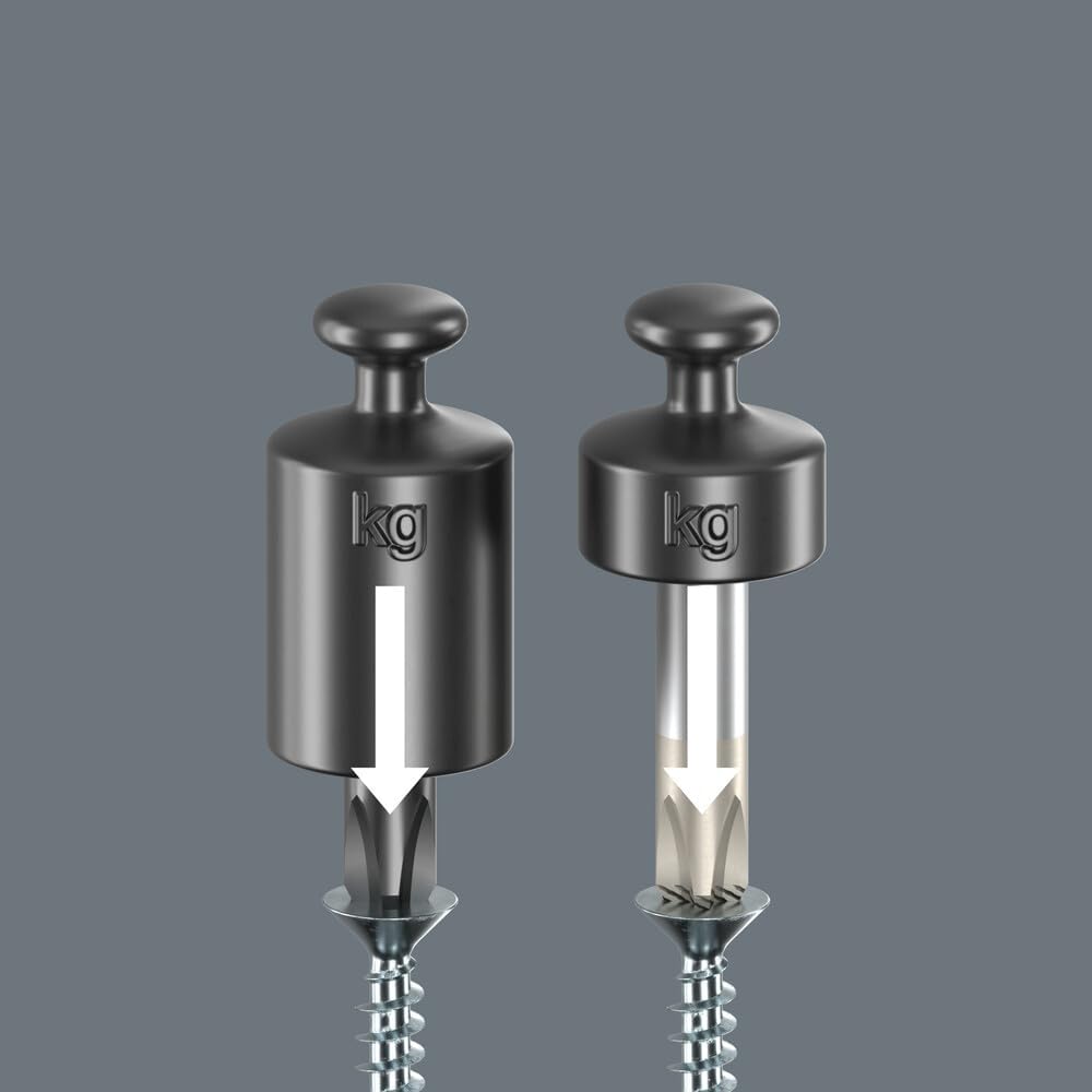 Wera 334/355/6 Rack Schraubendrehersatz Kraftform Plus Lasertip + Rack, 6-teilig, 05105656001 Single