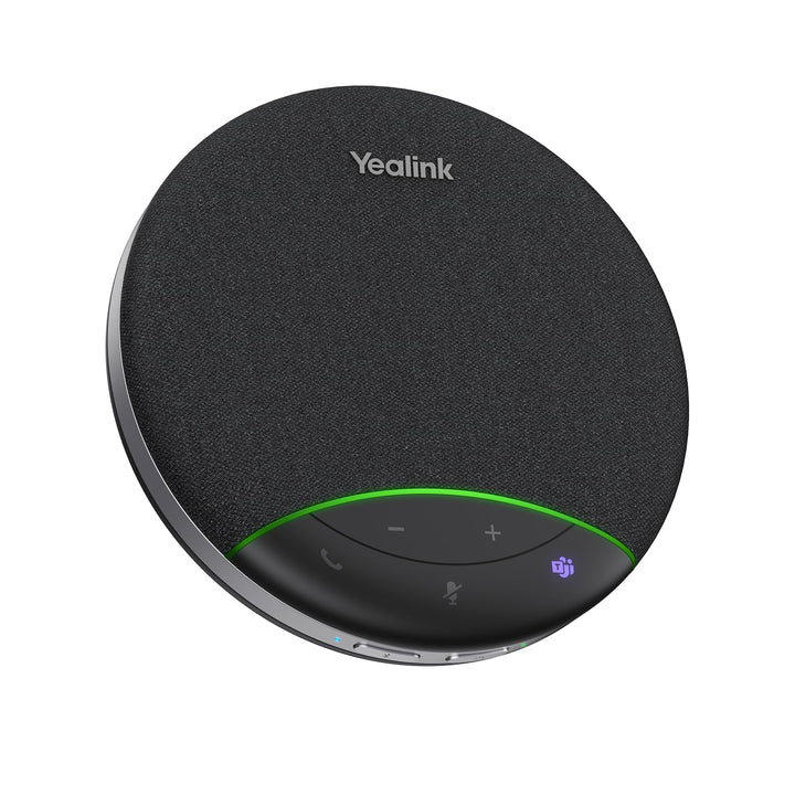 Yealink SP92 Konferenz Lautsprecher mit Mikrofon, Tragbarer Konferenzmikrofon Bluetooth, KI-Mikrofon