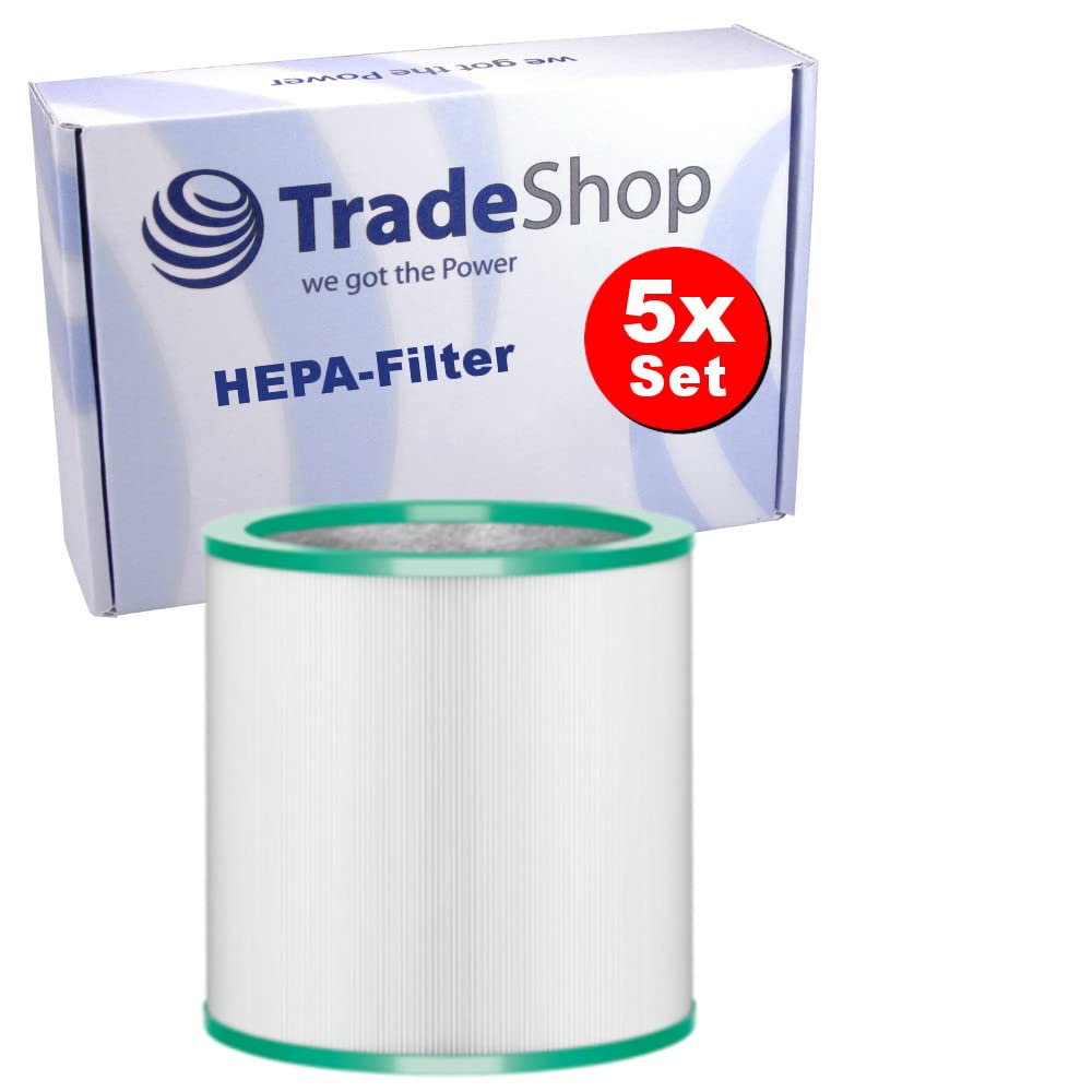 5x Trade-Shop Aktivkohle Luftfilter für Dyson TP-02 Pure Cool Link Filter Dyson TP-03 TP-00 AM-11 Lu