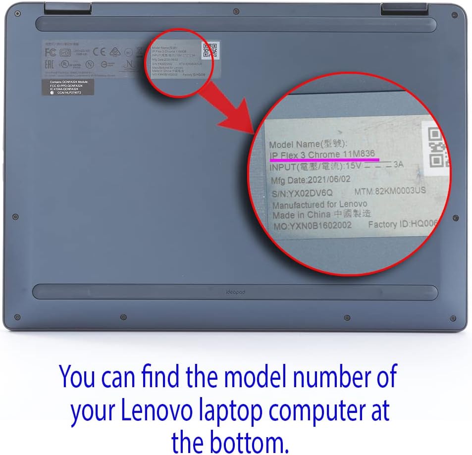 mCover Hard Case NUR kompatibel mit Lenovo Chromebook Flex 3 Modell 11M836 (29,5 cm) (11,6 Zoll) 2-i