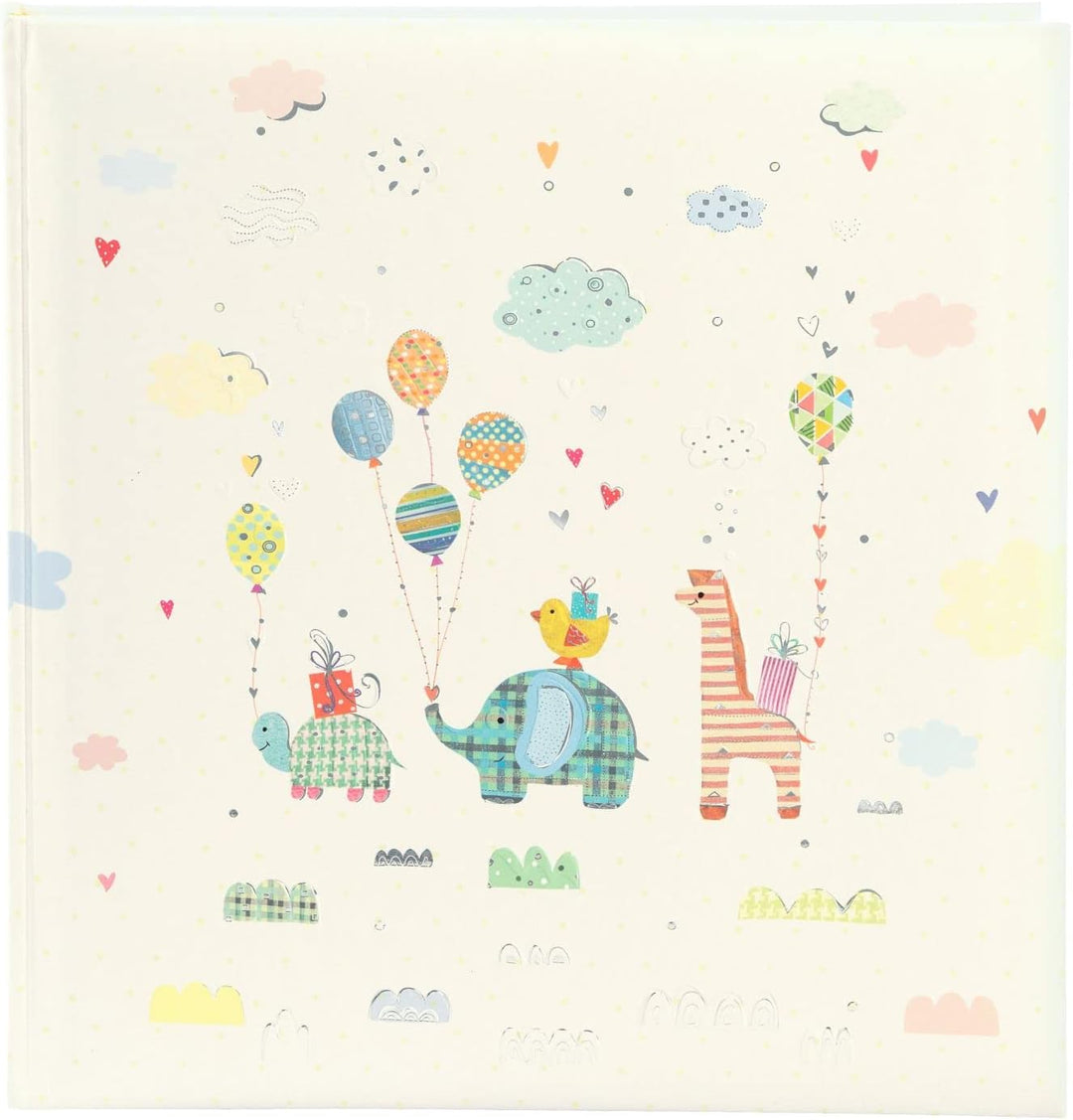 goldbuch 15 469 Babyalbum Animal Parade, Babybuch 30 x 31 x 4 cm, Fotoalbum mit 58 weissen Blankosei