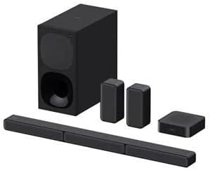 Sony HT-S40R 5.1ch 600W Soundbar für TV mit Subwoofer und kabellosem Rear Speaker mit Bluetooth Sing