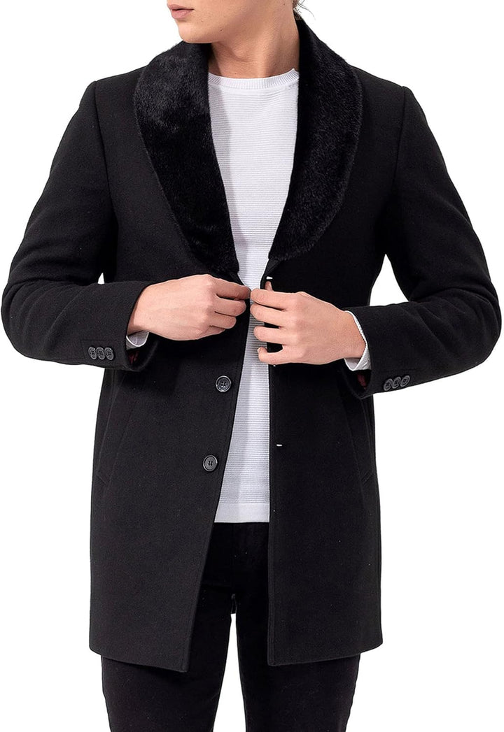 Red Bridge Herren Jacke Trenchcoat Mantel L Schwarz, L Schwarz