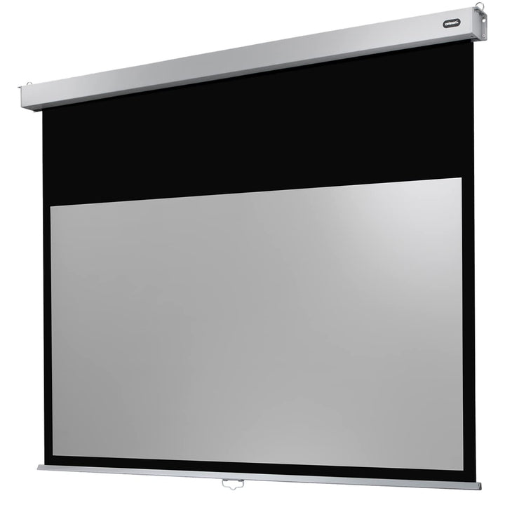celexon manuell ausziehbare Heimkino- und Business-Rollo-Beamer-Leinwand 4K und Full-HD mit Slow-Ret