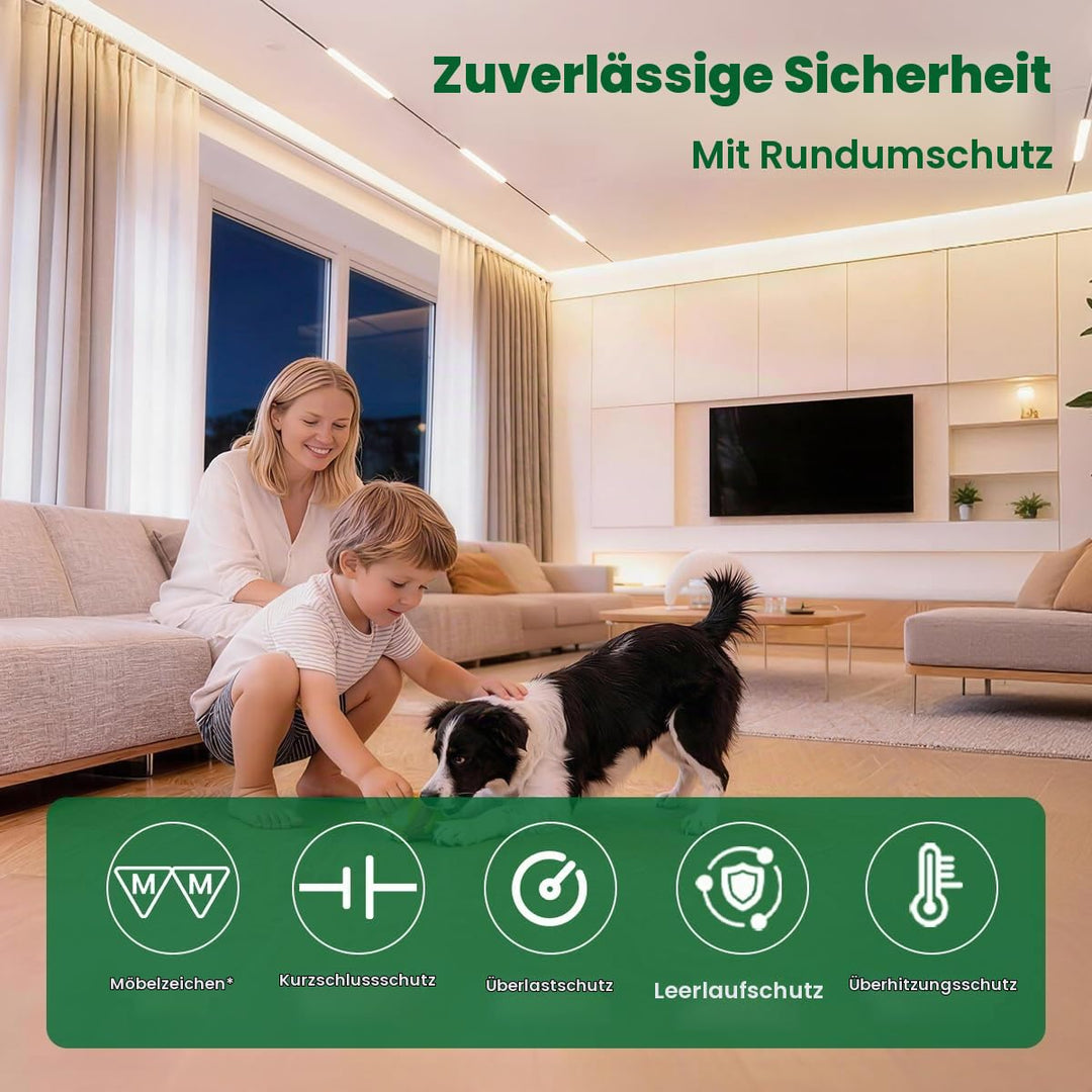illuburg LED Trafo Dimmbar Triac 1050mA Konstantstrom 25W - 50W LED Netzteil Treiber Transformator D