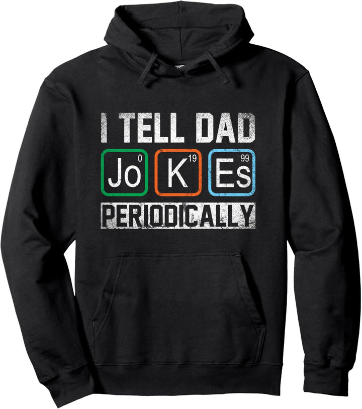 Ich erzähle gelegentlich Vater Witze Lustiges Papa Witze Pullover Hoodie