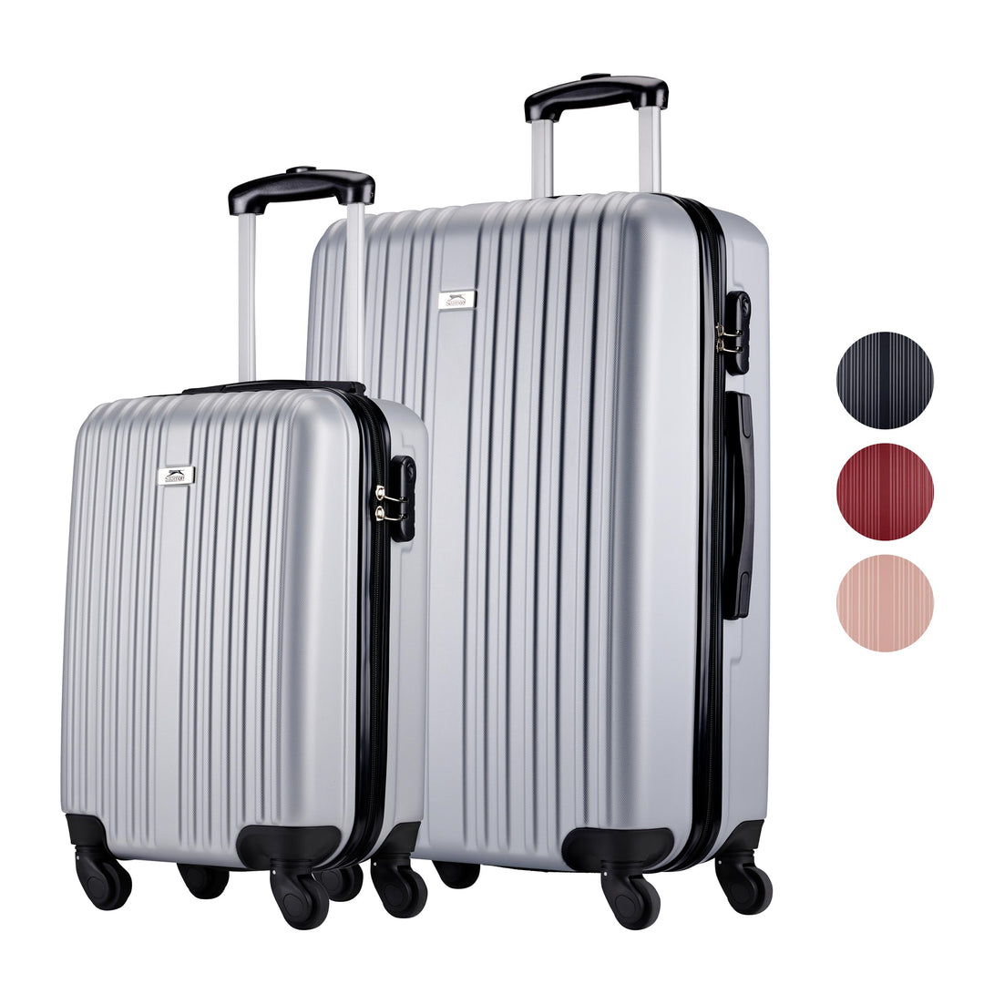 Slazenger Kofferset 2 Teilig/ 3 Teilig - Trolley Handgepack und Reisekoffer Gross - ABS Hartschalenk