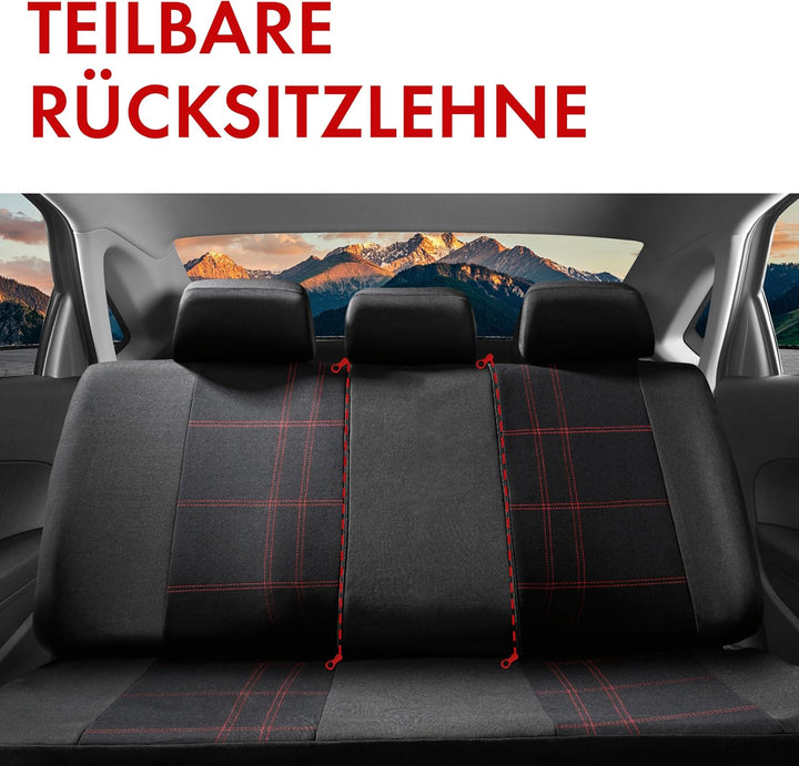 Walser Auto-Sitzbezug Nashville, Universal-Sitzbezug Komplett-Set, PKW-Sitzbezüge, 2 Vordersitzbezüg
