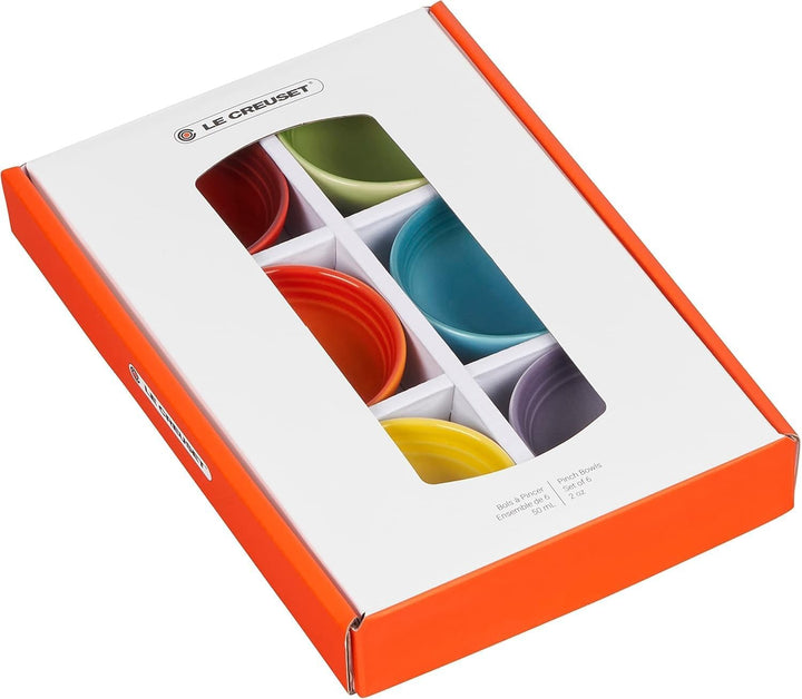 Le Creuset Set mit 6 Vancouver Quetschschalen, 57 ml, mehrfarbig
