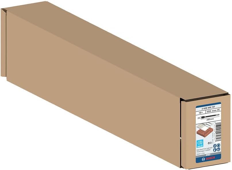 Bosch Professional Flachmeissel SDS-max (10 Stück, Länge 280 mm), 280 mm