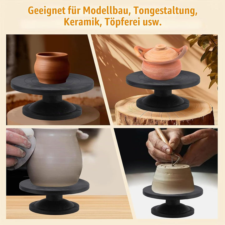 Keramik Drehteller Gimbal, 30cm / 11,8 Zoll Töpfer Scheibe, Töpferscheibe Plattenspieler mit Rutschf