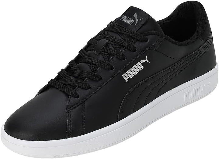 PUMA Herren Smash 3.0 L Sneaker 43 EU Puma Black Puma Black Puma White, 43 EU Puma Black Puma Black