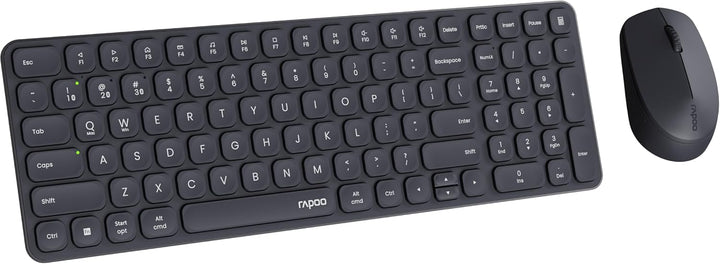 Rapoo 9310M kabelloses Tastatur-Maus Set Wireless Deskset 2400 DPI Sensor bis zu 12 Monate Batteriel