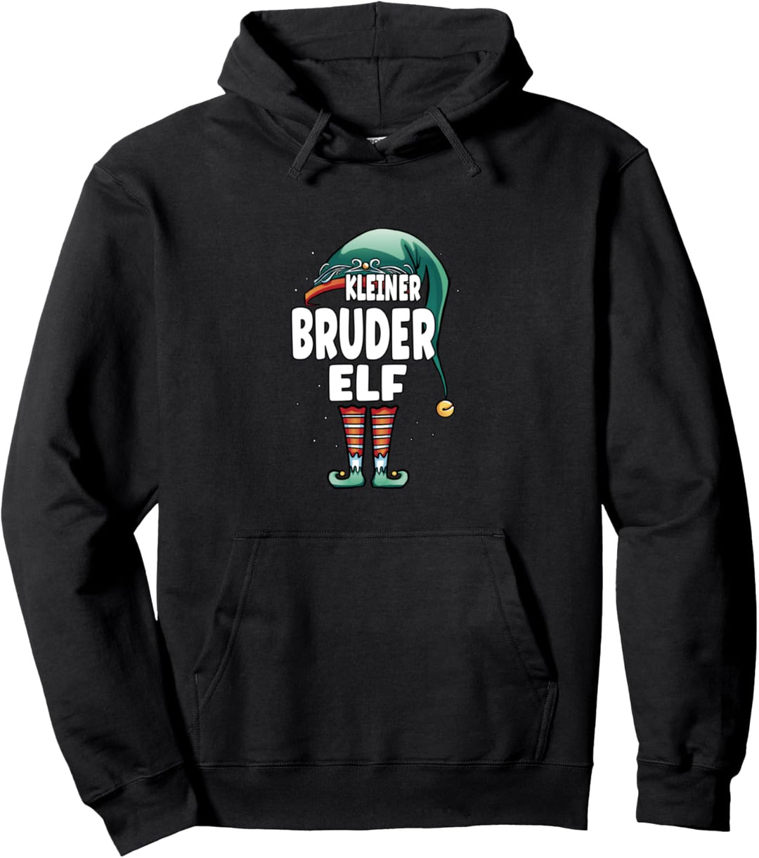 Kleiner Bruder Elf Partner Look Familie Outfit Weihnachten Pullover Hoodie
