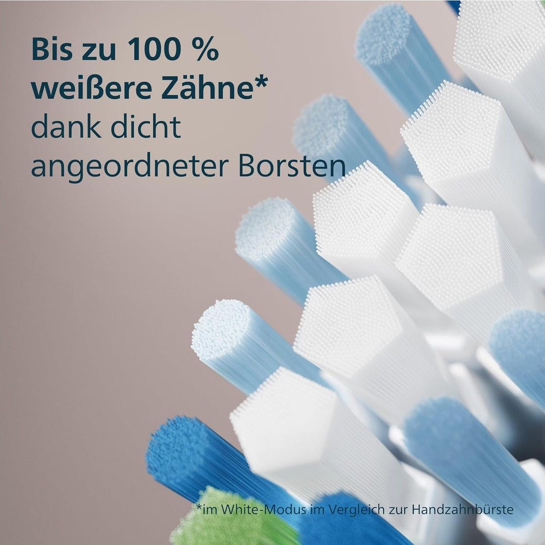 Philips Sonicare C3 Premium Plaque Defense, Original Ersatzbürstenköpfe, Schwarz, 4er-Pack, HX9044/8