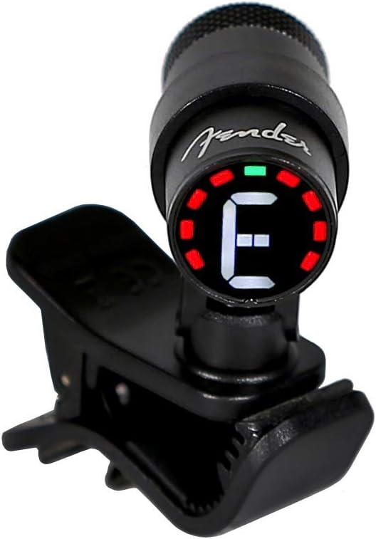Fender© Bullet Tuner, black & Dragon Guitar Capo – Handlich & geeignet für jeden Spieler – Schwarz B