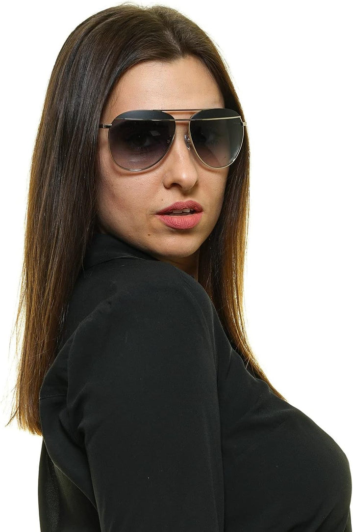Furla Unisex Model: Sfu236 590492 Sunglasses, Gold, 7.25