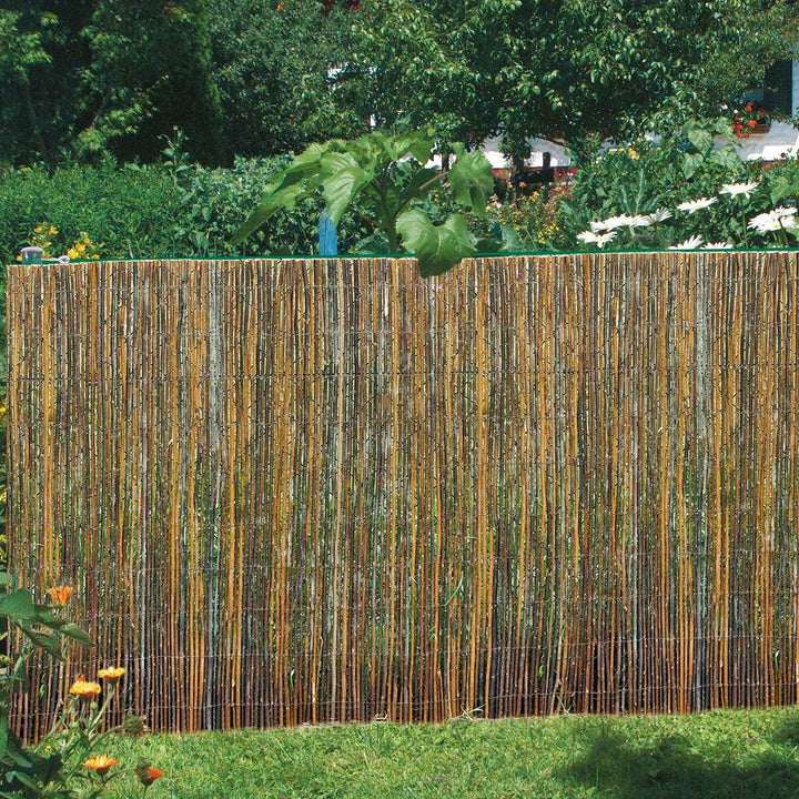 Windhager Sichtschutzmatte Nagoya, Weidenzaunmatte für Garten, Balkon und Terrasse, Sichtschutz-Zaun