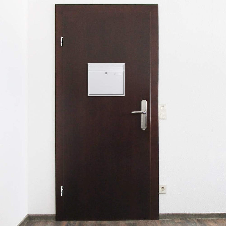 Profirst Briefkasten Mail PM 460 Zylinderschloss 2 Schlüssel Namensschildhalter beidseitiger Einwurf