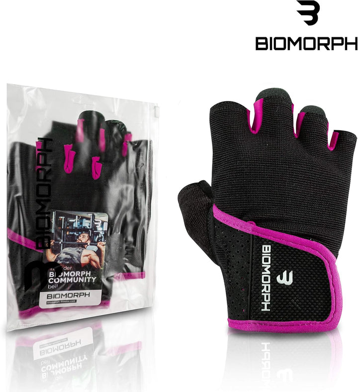BIOMORPH Trainingshandschuhe für Damen und Herren | Fitness Handschuhe für Krafttraining, Bodybuildi