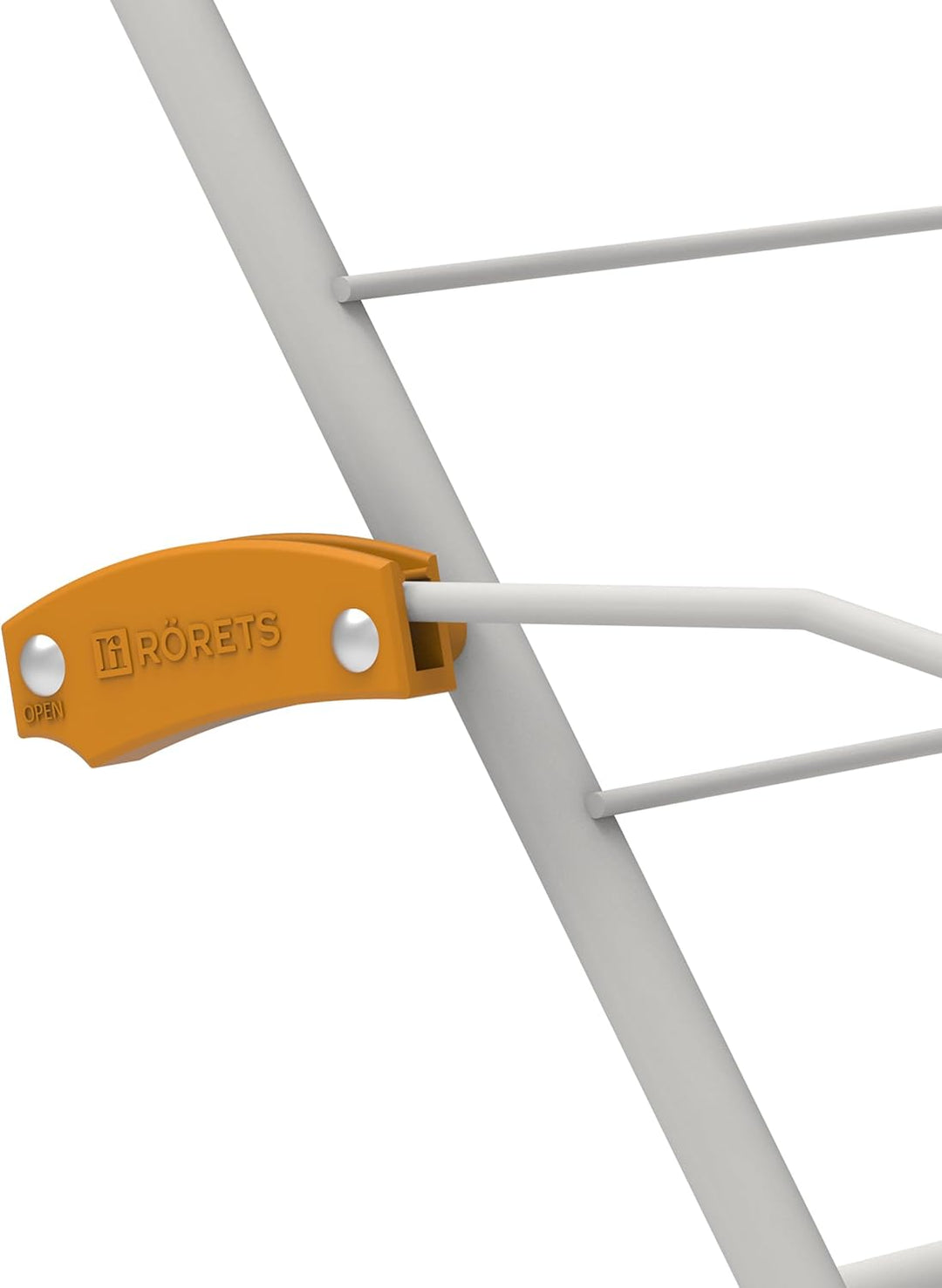 Rörets Wäscheständer Rise White - Pop-Up-Konstruktion - Sicherheitssperre - 61x49x140 cm - 18 m Troc