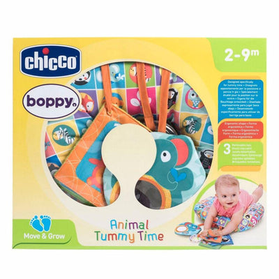 Chicco 00007946000000 Spielkissen, mehrfarbig Animal Tummy Time 2021, Animal Tummy Time 2021