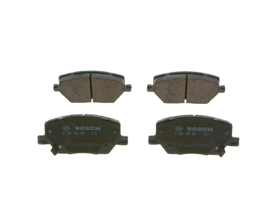 Bosch BP1792 Bremsbeläge - Vorderachse - ECE-R90 Zertifizierung - vier Bremsbeläge pro Set