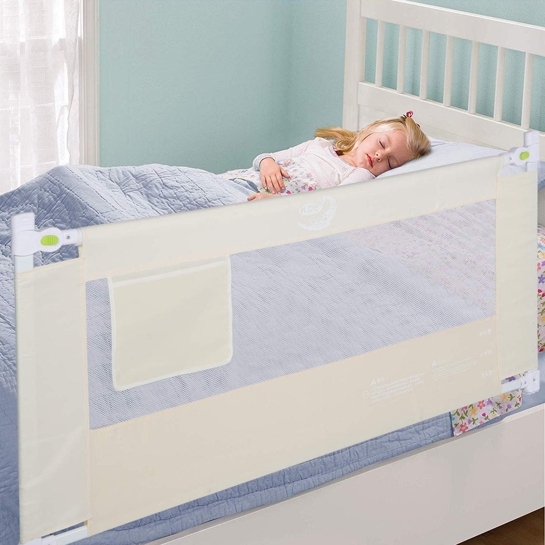 Kinderbettgitter Rausfallschutz Bett Bettgitter Laufstall Baby Bettgitter 200* 68cm Klappbares Bettg