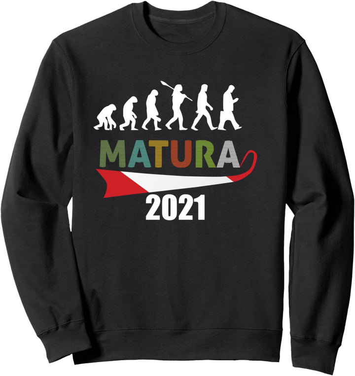 Matura Evolution 2021 Österreich Flagge Sweatshirt