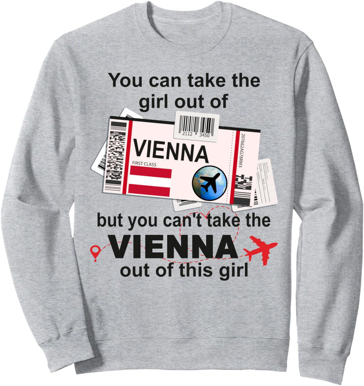 Vienna Girl - Vienna Boarding Pass - Wien Sweatshirt