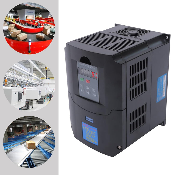 4KW Frequenzumrichter AC VFD VAC Variable Frequency Driver Frequenzumrichter Eingang 1 oder 3 Phase